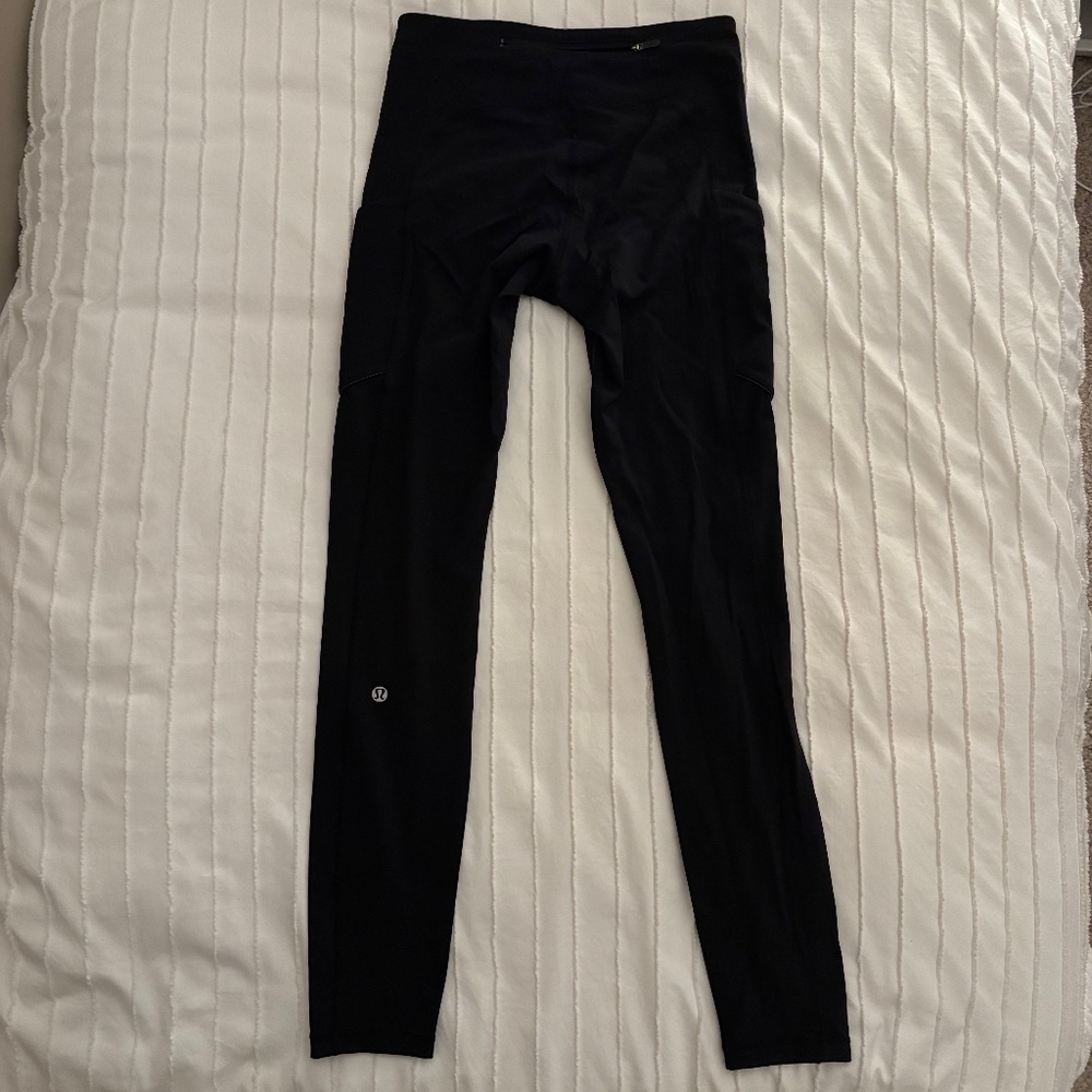 Lululemon Speed Up Tights Black 28" Size 4